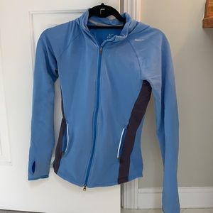 Nike zip up jacket! Thin material!